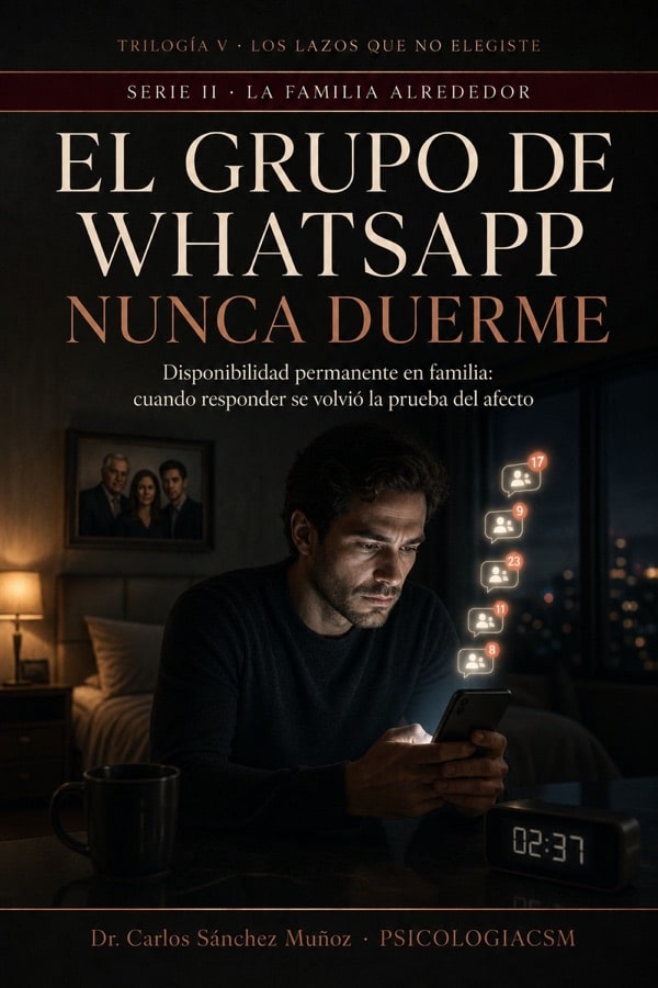 Portada de El Grupo de WhatsApp Nunca Duerme